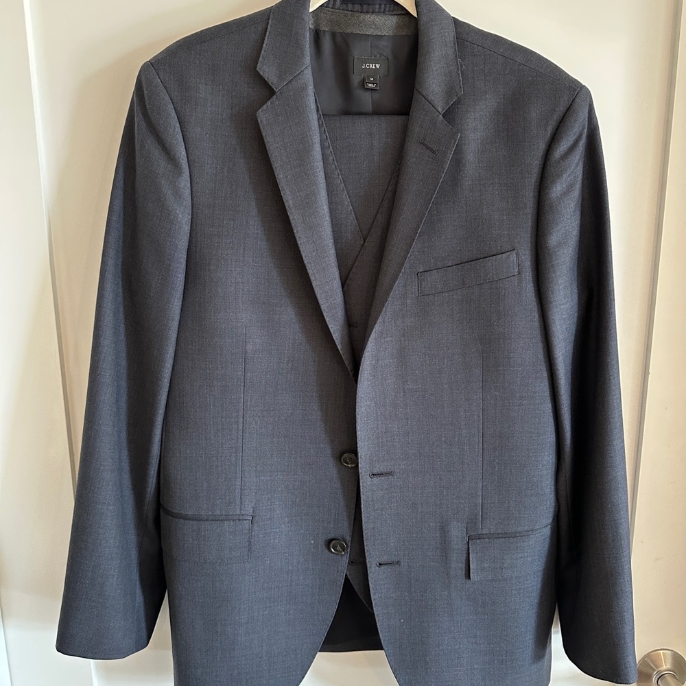 J. Crew Ludlow Charcoal Suit
